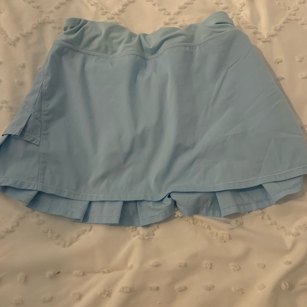 IVIVVA discontinued light blue ruffle tennis skirts